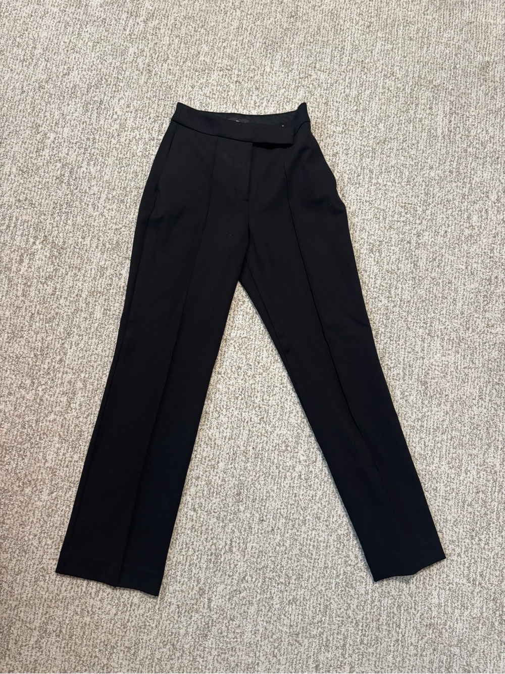 Express Black High-Rise Tailored Pants